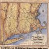 Discovery Map Series: 003 1846 Railroad Map Featuring Many Northeastern States Rhode Island Connecticut Massachusetts 3.Education