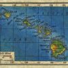 Travel Map Feature: 050 Hawaii 1906, Bartholomew Hawaii_4x6