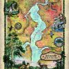 Travel Map Feature: Custom Travel Map of Jacksonville, Florida and The St. Johns River Jacksonville_And_The_St._John_S_River_1000_dpi_JPG_F-245-1KDPI-ECOM-GRAT_1