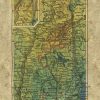 Travel Tuesday Map Series: New Hampshire Vintage Map Art Print B-182